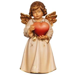 Bell angel standing with heart