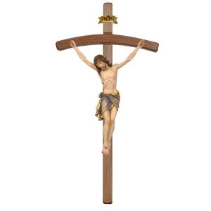 Corpus Siena-cross bent dark stained