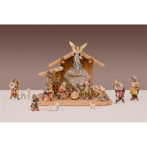 IN Set 15 figurines + stable Holy Night