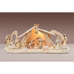 Presepe Luce SET 17 figure+Capanna Luce+illuminazione