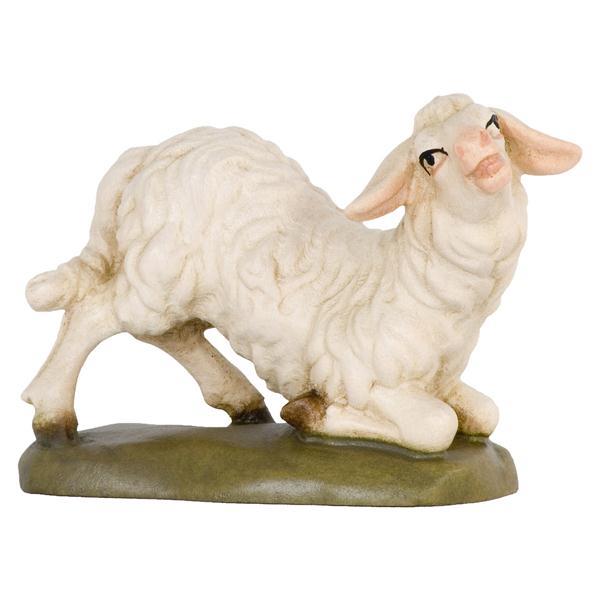 Schaf kniend - lasiert