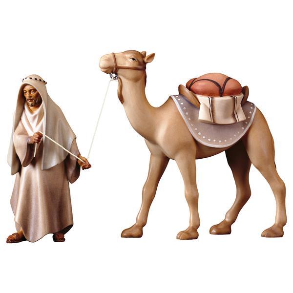 HE Kamelgruppe stehend - 3 Teile - lasiert