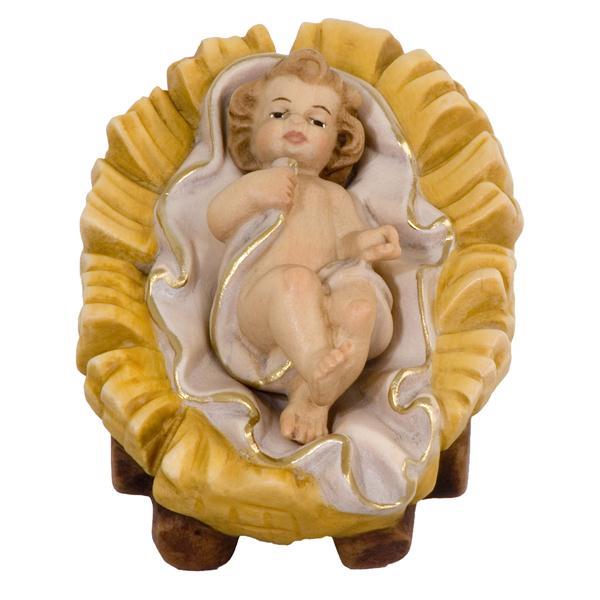 Baby Jesus in Manger - color