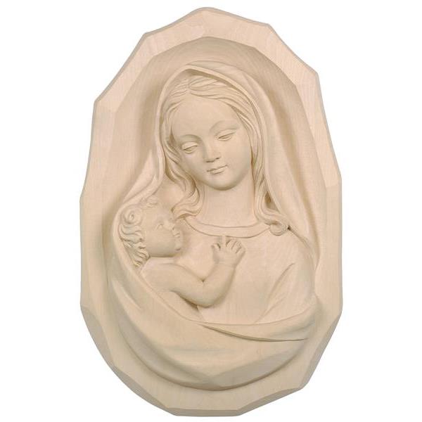 Wall madonna with child - natural