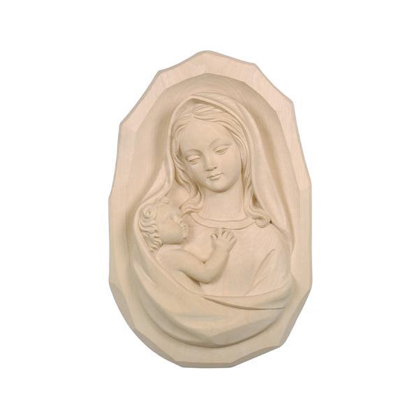 Wall madonna with child - natural