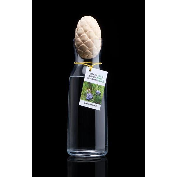 Swiss pine cone with carafe - natural