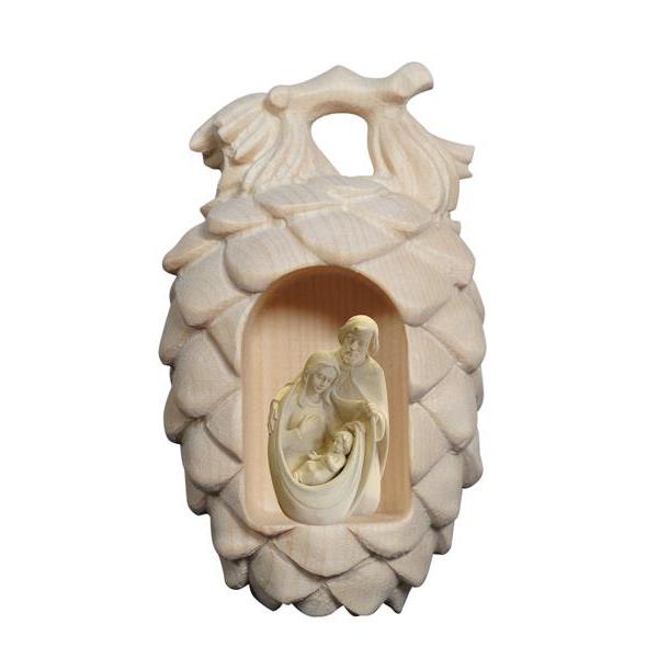 Swiss pine cones with Crib of Peace - natural