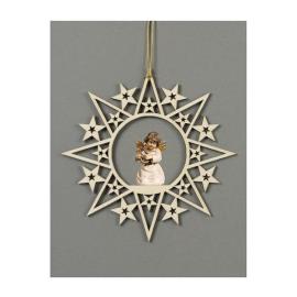 Star with stars-Bell angel with lyre
