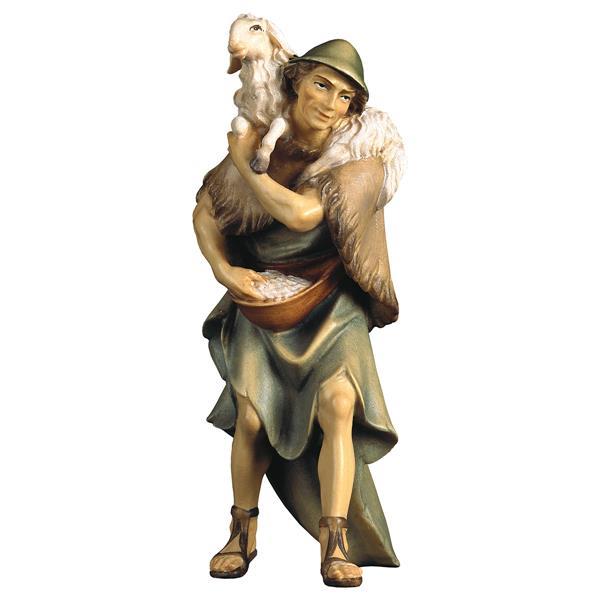 UL Herder with sheep on shoulders - color