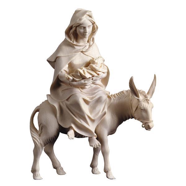 UL St. Mary on donkey with Infant Jes. & parchment - natural