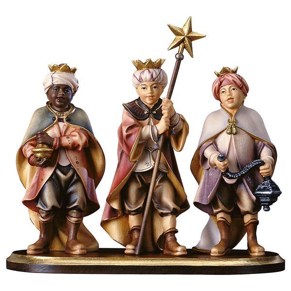 UL Three Carol Singers on pedestal - 4 Pieces - color