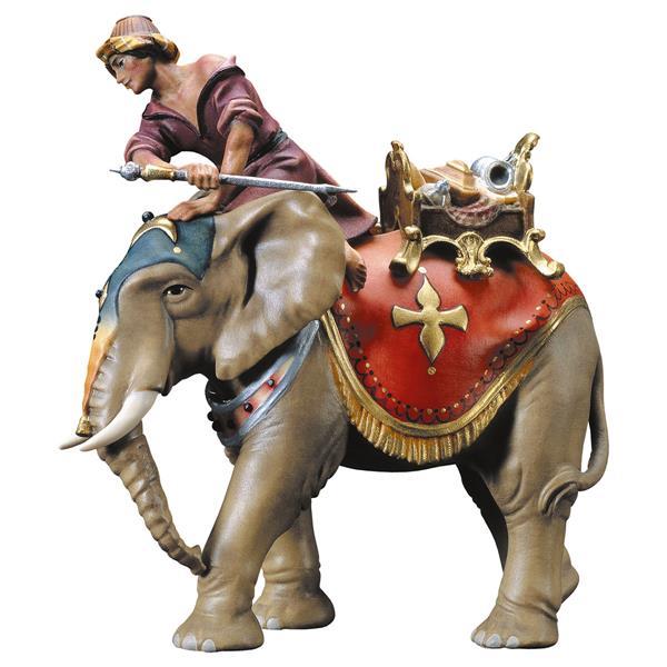 UL Elephant group with jewel saddle - 3 Pieces - color