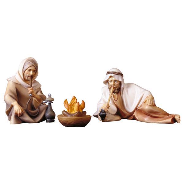 CO Group of herders at the fireplace - 3 Pieces - color