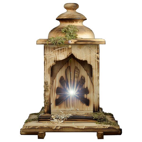 CO Lantern stable with light - natural